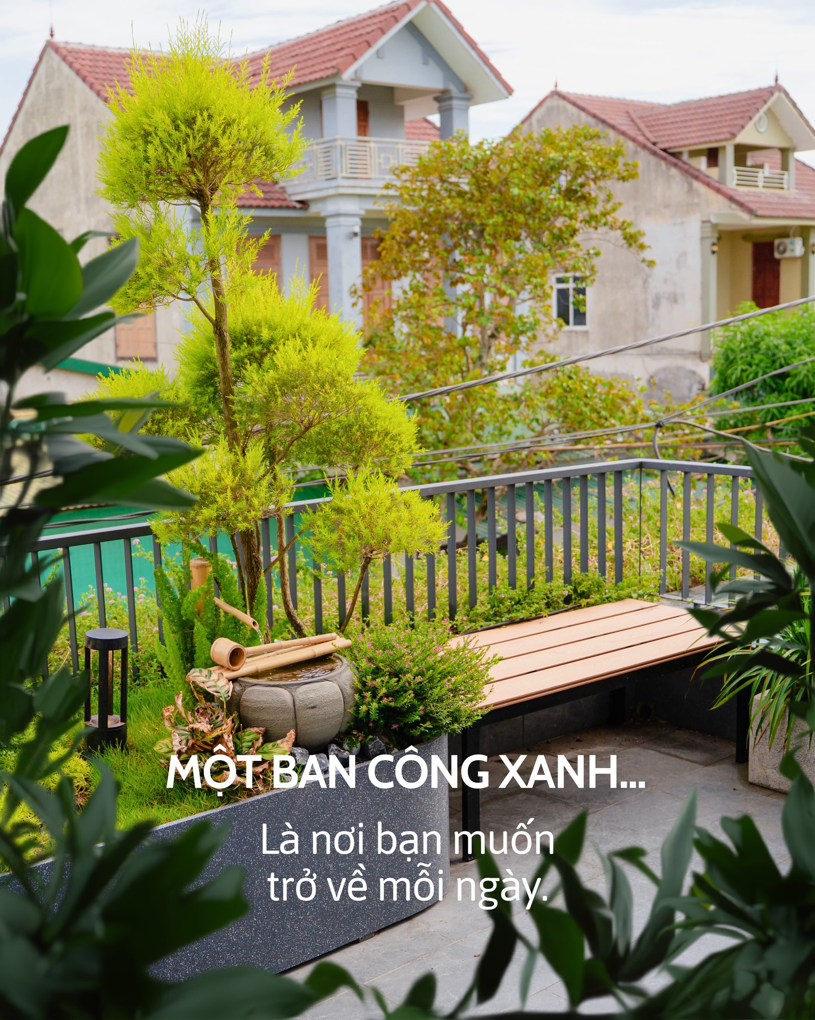 Một ban công xanh